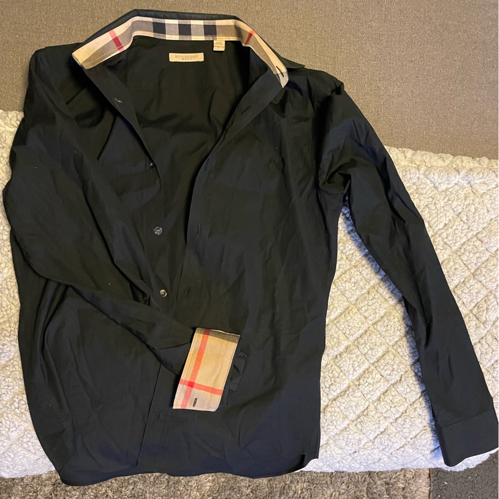 Burberry Brit button down, small, black